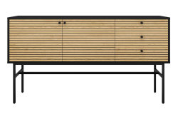 Sideboard VIDULUS 160cm | mit 3 Schubladen & 2...