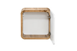 Badezimmer Hängeschrank Aruba 35 x 35cm | Goldeiche (Craft Oak)
