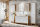 Badmöbel Waschtisch Somoza | 120cm Stand-Waschplatz mit Keramikbecken | eiche-weiß