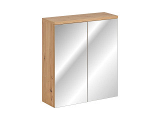 Badmoebel SOMOZA Spiegelschrank mit LED 60cm | eiche