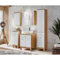 Badezimmer Unterschrank Somoza 87cm | Türe & Schubf