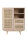 Sideboard NATURAE 70cm | mit 1 Türe & 2 Schubladen, Fronten Rattangeflecht | Holz naturell