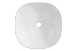 Badezimmer Waschplatz CAPRI 60cm | Aufsatz-Becken Keramik | goldeiche
