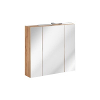 Bad-Set CAPRI 80cm 2-tlg. | Aufsatz-Becken & OBP wei&szl