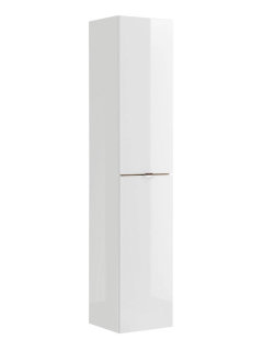Badezimmer Hochschrank CAPRI | 2-türig 170cm hoch | goldeiche-weiß