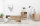 Wohnmöbel Set NATURAE 3-teilig | Paulownia Holzfurnier mit Rattangeflecht | Holz naturell