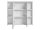 Spiegelschrank HABANA 80cm | 3-türig mit 9 Fächern | weiß