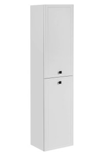 Badezimmer Hochschrank HABANA | 2-türig 170cm hoch | weiss-matt