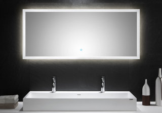 Badezimmer LED Spiegel 140x60 cm mit Touch Bedienung