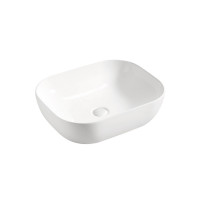 Aufsatz-Waschbecken SLIM WHITE 50cm | Ke gallery