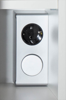 Badezimmer Spiegelschrank 3-türig 90cm anthrazit | LED