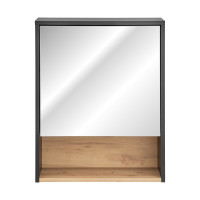 Spiegelschrank Badspiegel BORNEO | Cosmos-grau - Artisan-eic