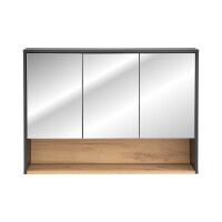 Spiegelschrank Badspiegel BORNEO | Cosmos-grau - Artisan-eic