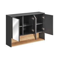 Spiegelschrank Badspiegel BORNEO | Cosmos-grau - Artisan-eic