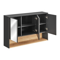 Spiegelschrank Badspiegel BORNEO | Cosmos-grau - Artisan-eic