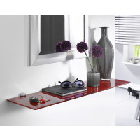 Glasregal aus Sicherheitsglas ESG grau 80cm 6