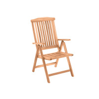 Garten-Klappstuhl Teakaroo 57 x 73cm mit gallery