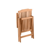 Garten-Klappstuhl Teakaroo 57 x 73cm mit Armlehnen | Teakhol