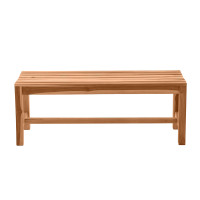 Garten Sitzbank Teakaroo 120 x 42cm 2-Sitzer | Teakholz