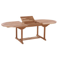 Gartenset 5-teilig Teakaroo mit Auszieh-Tisch180 x 100cm | T