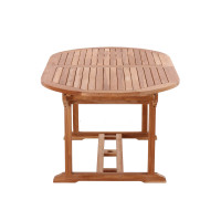 Gartenset 5-teilig Teakaroo mit Auszieh-Tisch180 x 100cm | T