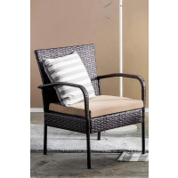 Gartenset 7-teilig Polyrattan + Metall | 2 Stühle, Bank