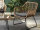 Gartenset 7-teilig Polyrattan + Metall | Stühle, Bank, Couchtisch & Kissen | braun-grau