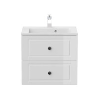 Badset KAMPARA 4-teilig 60cm breit | Landhaus-Stil | wei&szl