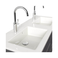 Doppelwaschplatz Argos Classic 120cm | inkl. Waschbecken | a