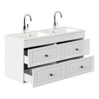 Badmöbel Set 4-teilig Argos Classic 120cm Doppelwaschti