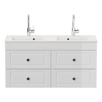 Badmöbel Set 4-teilig Argos Classic 120cm Doppelwaschti