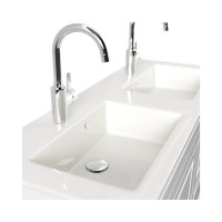 Badmöbel Set 4-teilig Argos Classic 120cm Doppelwaschti