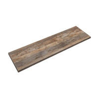 Badezimmer Waschplatz OAKLEE 120cm | Aufsatz-Becken | Rauch-
