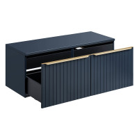 Badezimmer Set 2-teilig BLUSKAND 120cm | inkl. Aufsatz-Wasch