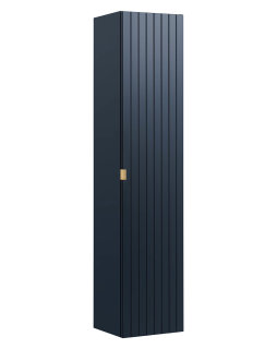 Badezimmer Hochschrank BLUSKAND | 1-türig 160cm hoch | Deep Blue