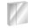 Spiegelschrank WHITSKAND 60cm | 2-türig mit Glasböden | weiß