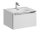 Badezimmer Set 2-tlg Whitskand 60cm | Einbaubecken | weiß-graueiche