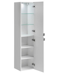 Badezimmer Set 3-tlg Whitskand 90cm | Aufsatzbecken b | weiß-graueiche