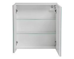Badezimmer Set 2-tlg Whitskand 120cm | Aufsatzbecken | weiß-graueiche