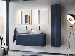 Badezimmer Blauer Waschplatz Bluskand 160cm | zum Unterbau | Deep Blue