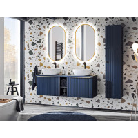 Badezimmer Spiegel Bluskand 50cm x 90cm mit LED Beleuchtung 