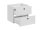 Badmöbel Set HABANA 120cm 4-tlg. | Aufsatz Doppel-Waschtisch, Hoch- & Spiegelschrank | weiß matt