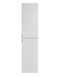 Badezimmer Set 4-tlg Whitskand 60cm | Einbaubecken | weiß-graueiche
