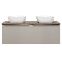 Badezimmer Doppel-Waschplatz TRUFFEAU 120cm mit Becken | Tr&