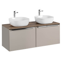 Badezimmer Doppel-Waschplatz TRUFFEAU 120cm mit Becken | Tr&