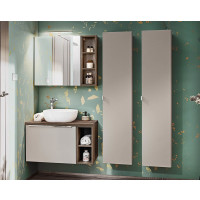 Badezimmer Set 4-teilig TRUFFEAU 80cm II | mit Becken |...