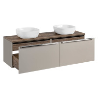 Badezimmer Set 2-teilig TRUFFEAU 160cm | Becken weiß |