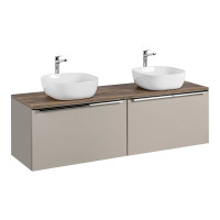 Badezimmer Set 2-teilig TRUFFEAU 160cm | Becken weiß |
