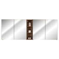 Badezimmer Set 3-teilig TRUFFEAU 180cm | 2x Becken | Tr&uuml