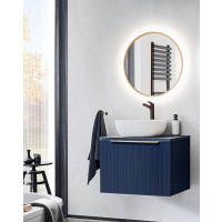 Badezimmer Spiegel Bluskand rund 80cm mit LED Beleuchtung | 